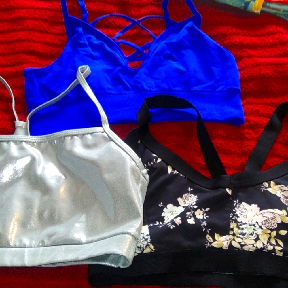 3 sports bras